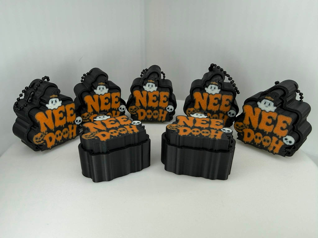 Halloween "NEE DOOH" Clicker Keychain 🎃