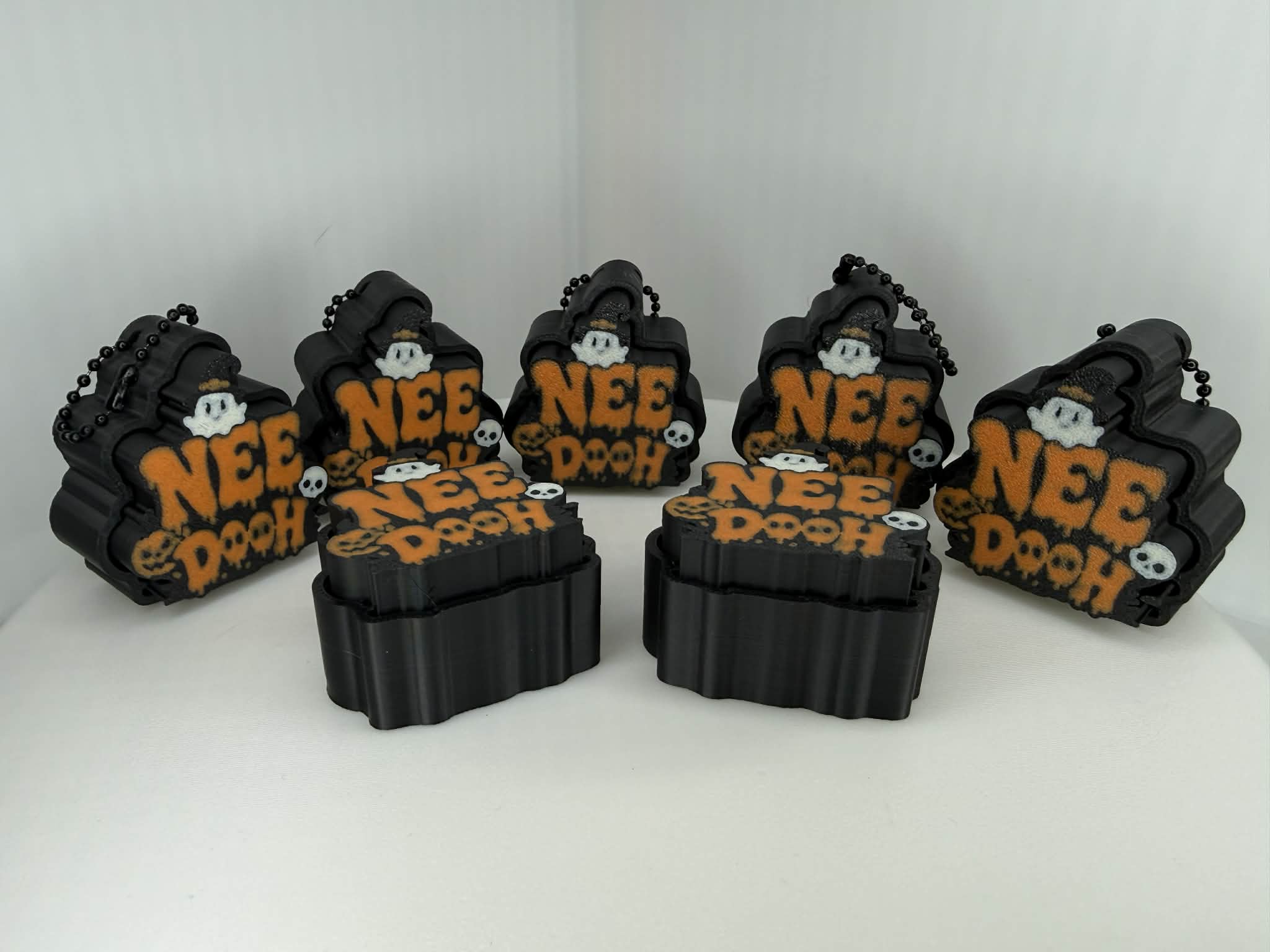 Halloween "NEE DOOH" Clicker Keychain 🎃