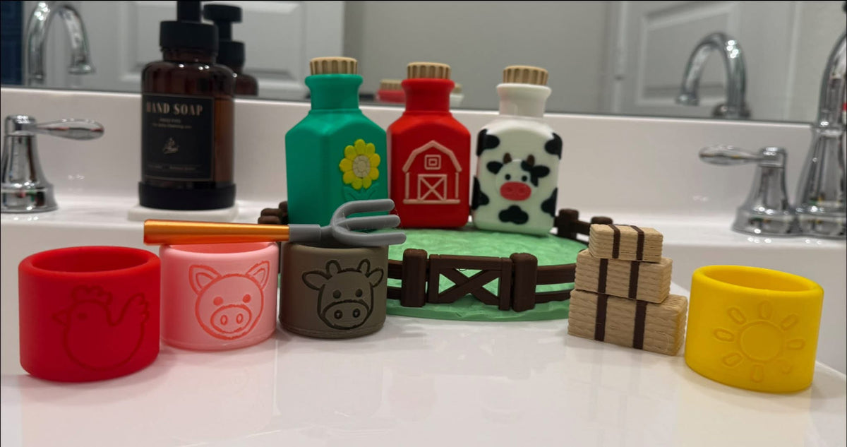 Digital product - Farm Play Set + Fenced In Grass Tray