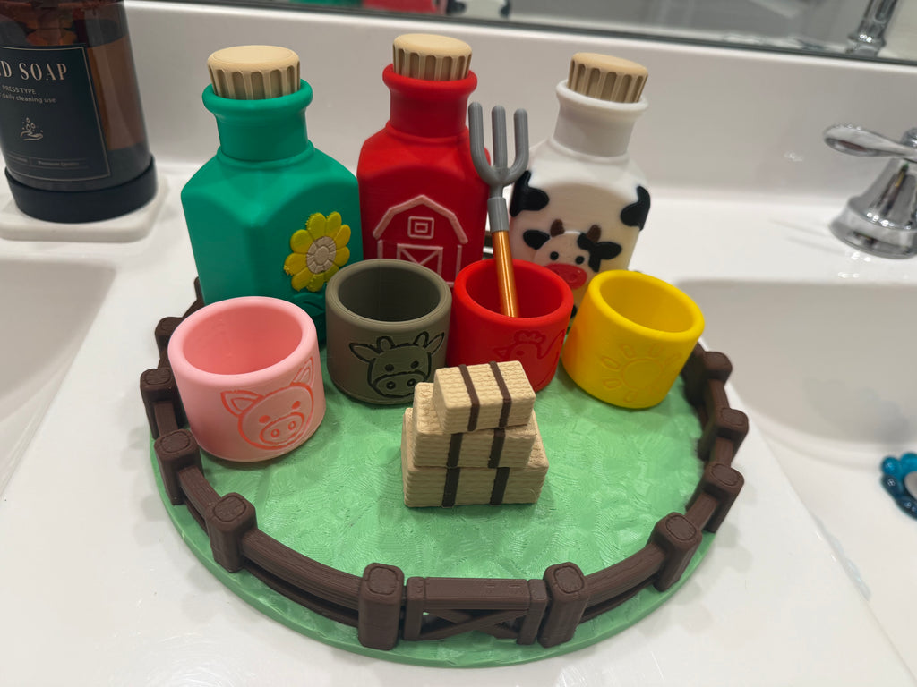 Digital product - Farm Play Set + Fenced In Grass Tray