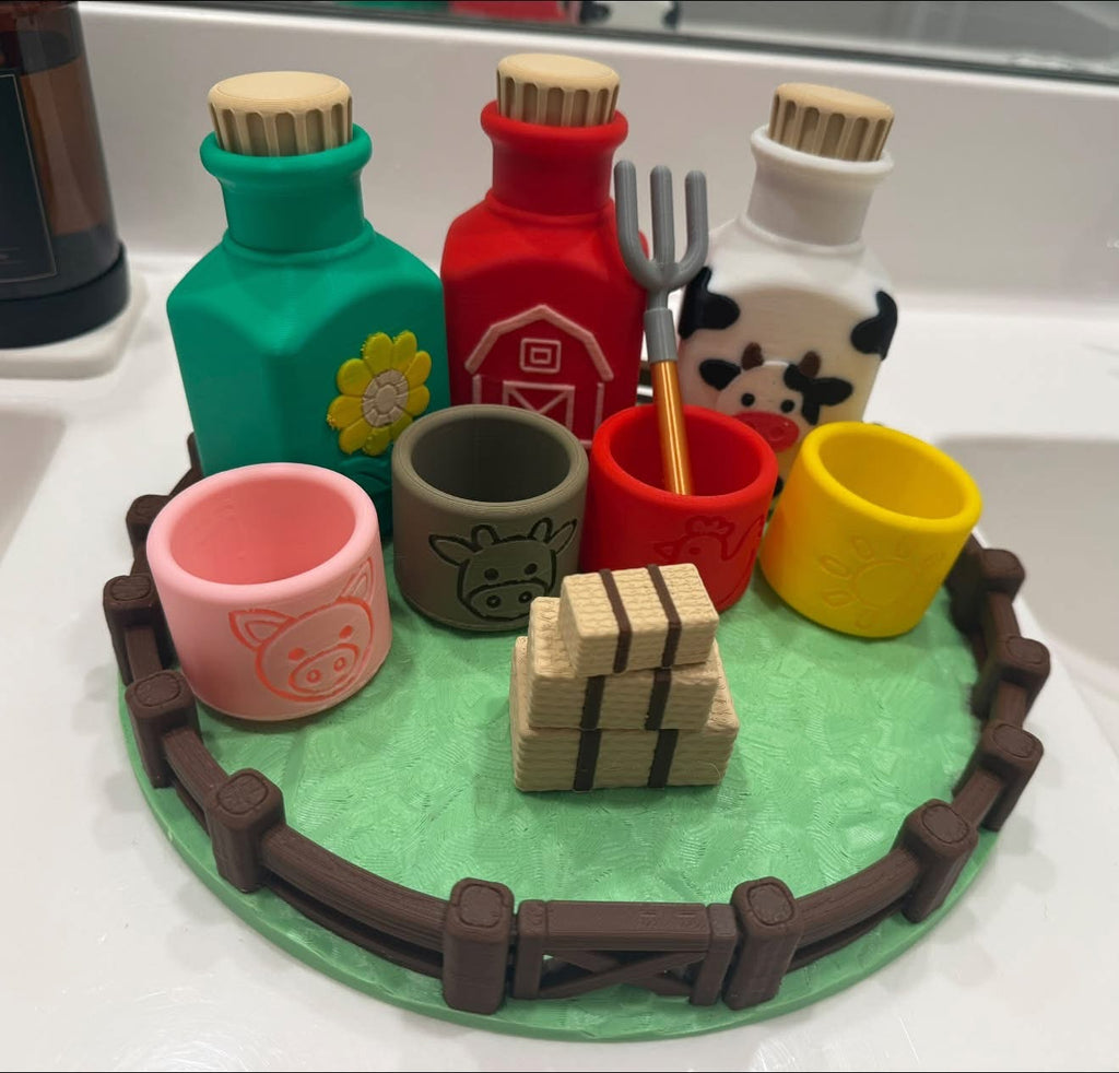 Digital product - Farm Play Set + Fenced In Grass Tray