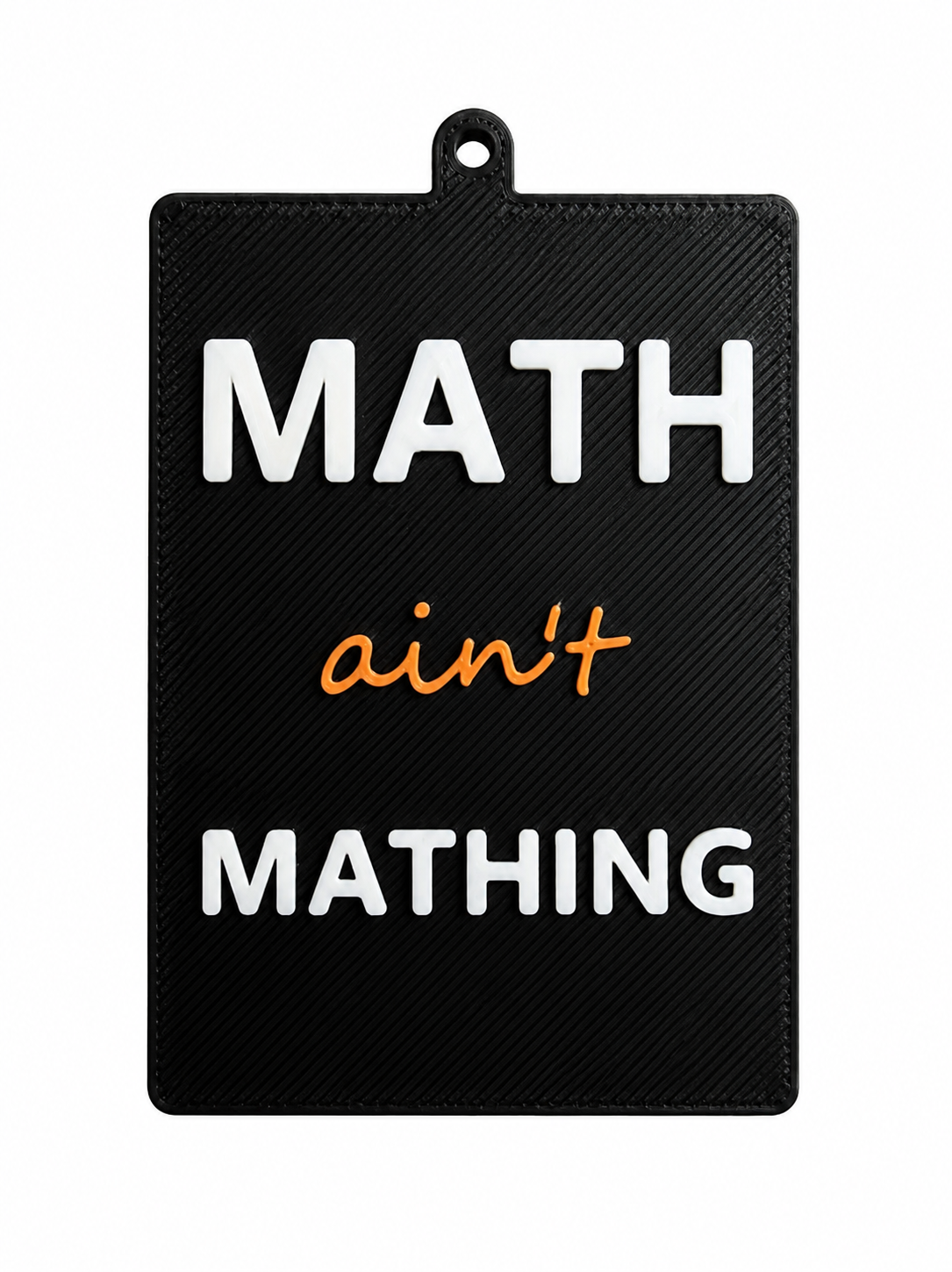 Sarcastic 3D Printed Keychain | Funny Office & Coworker Gift | Sassy Desk Tag | Teacher, Nurse, Work Humor | Fidget Keychain