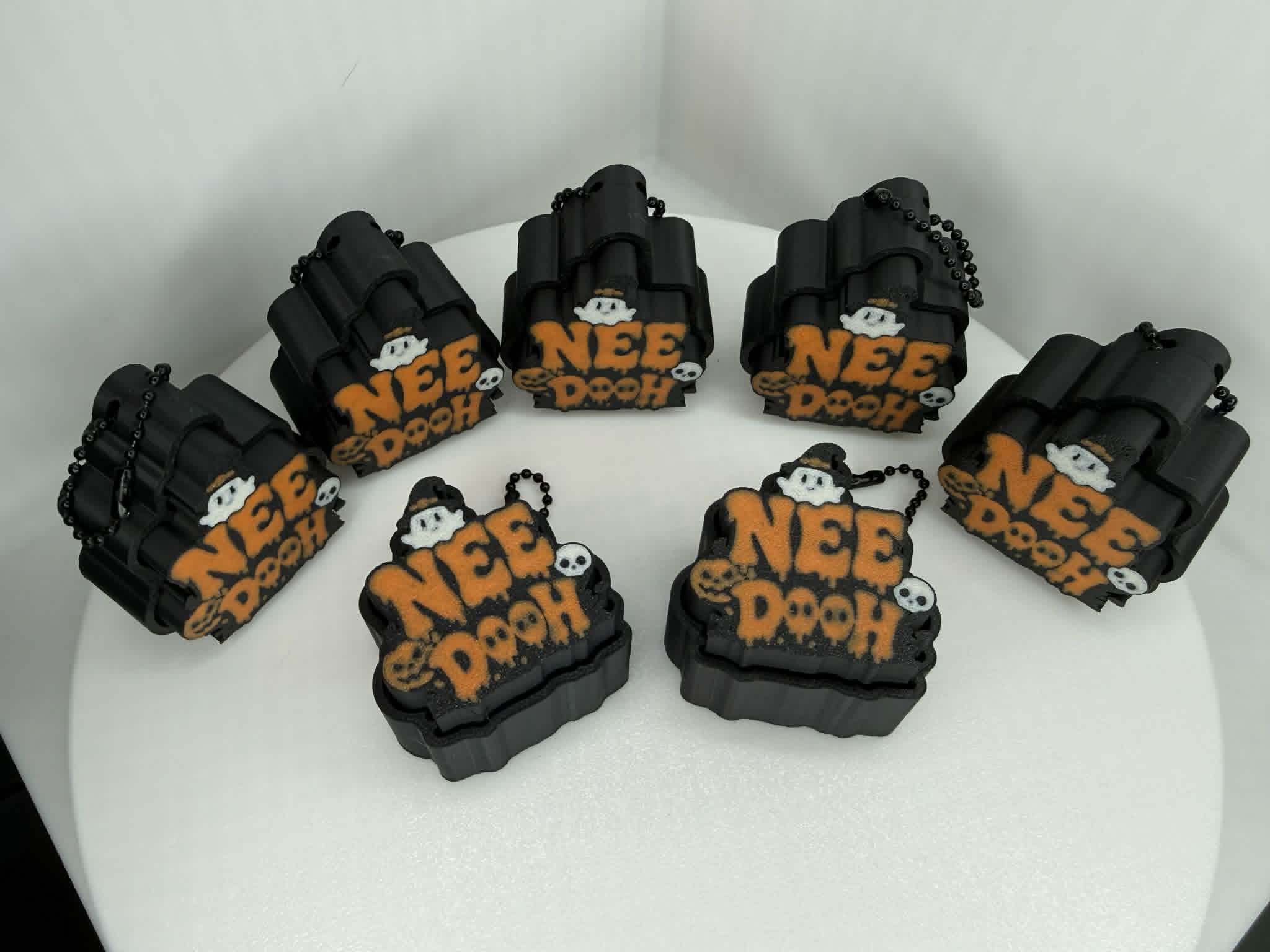 Halloween "NEE DOOH" Clicker Keychain 🎃