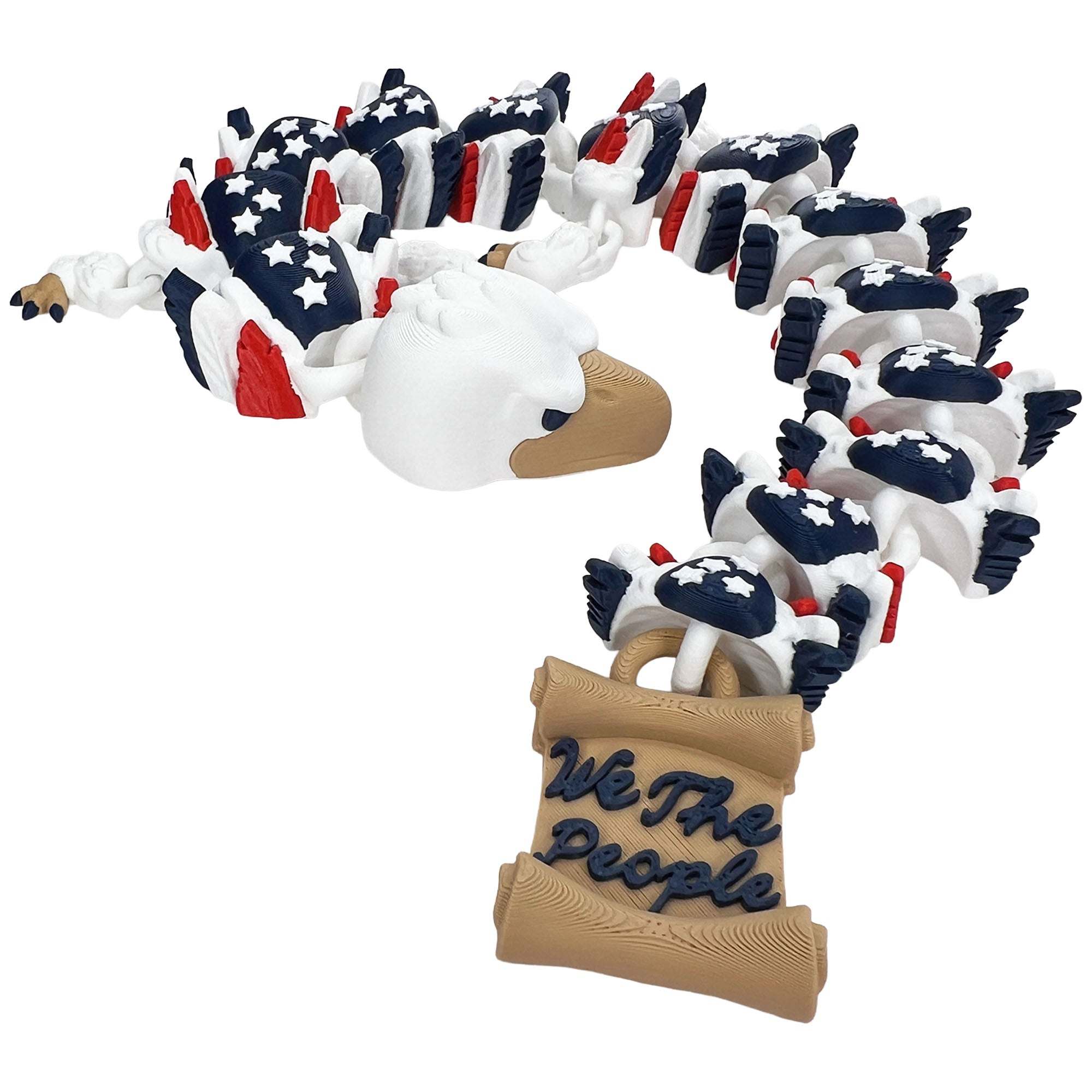 We The People Eagle Dragon – Articulated 3D Printed Fidget Dragon