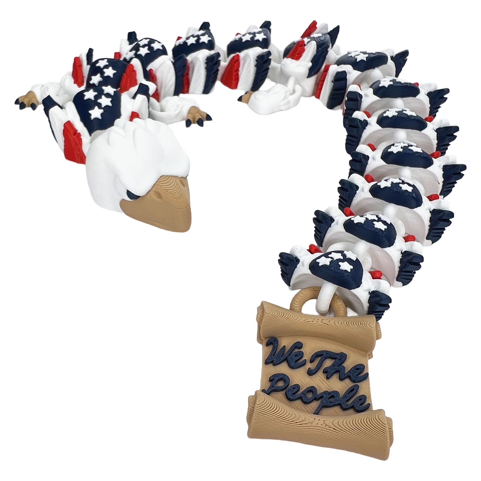 We The People Eagle Dragon – Articulated 3D Printed Fidget Dragon