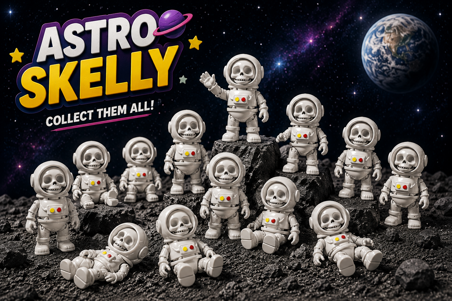 Astro Skelly – Articulated Space Skeleton 💀🚀