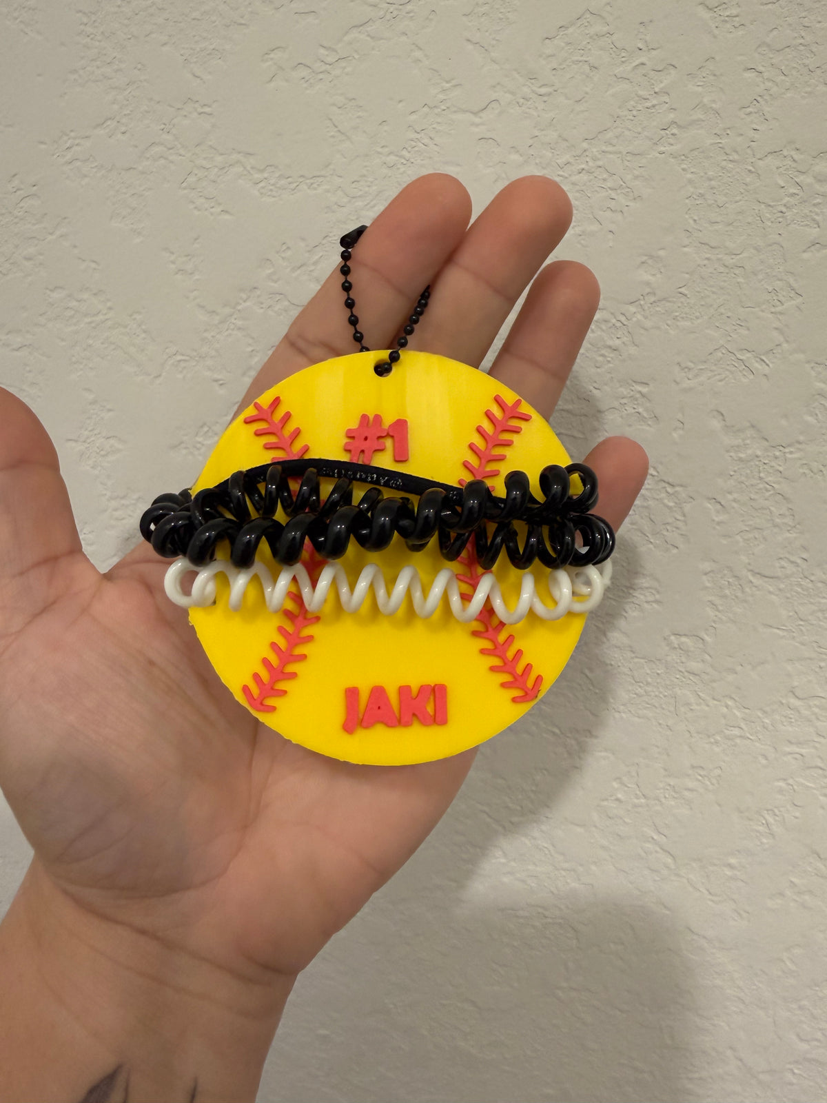 Ponytail Holder - Softball