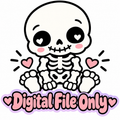 Digital product - Chibi Skelly Heart
