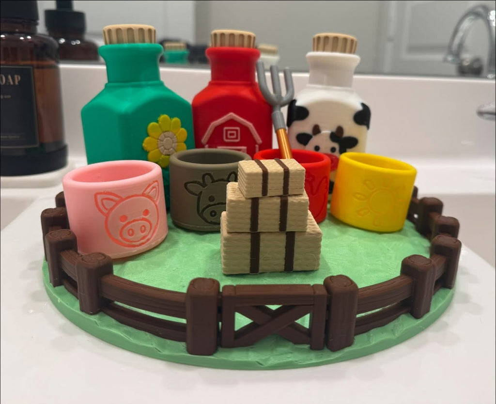 Digital product - Farm Play Set + Fenced In Grass Tray