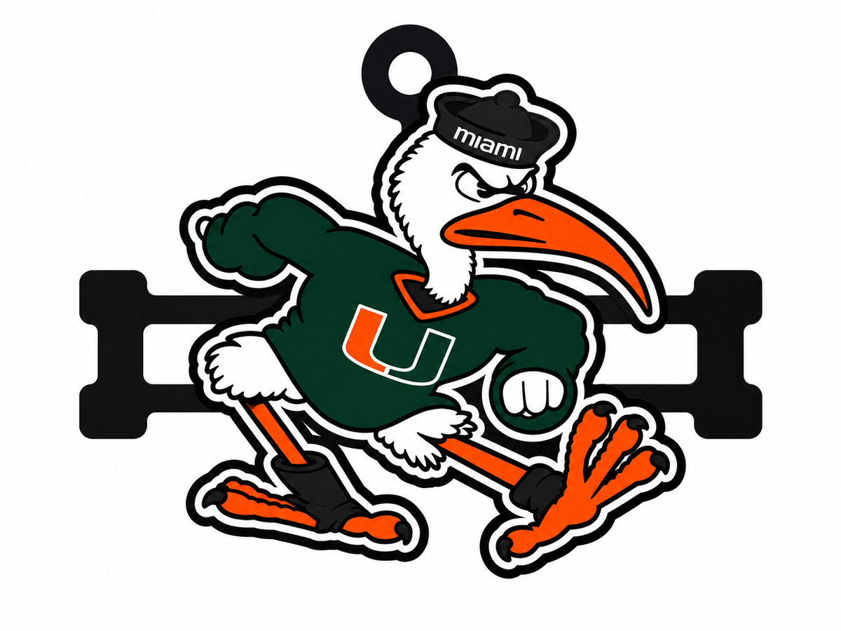 Ponytail Holder - Hurricanes - Mascot