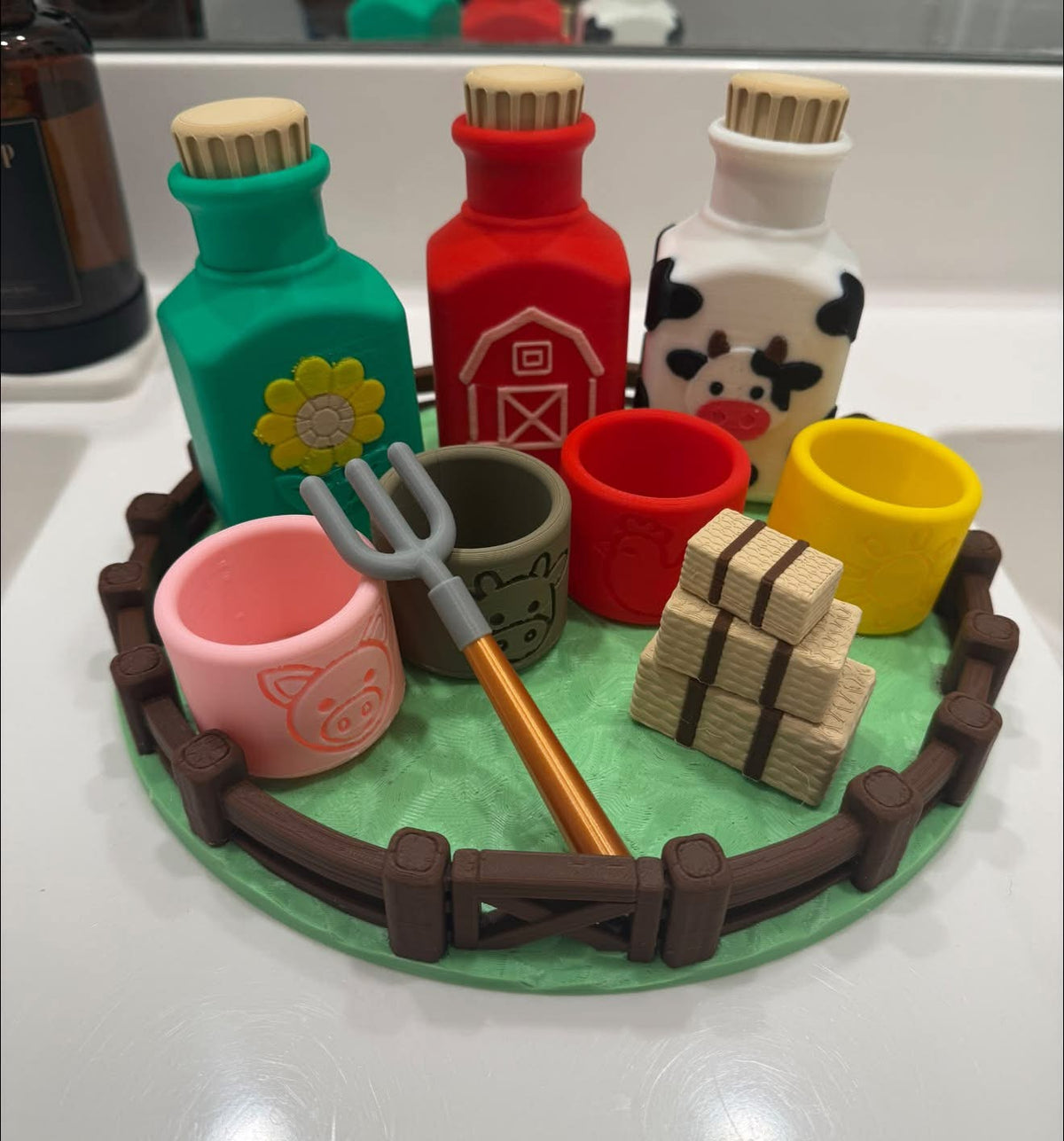 Digital product - Farm Play Set + Fenced In Grass Tray