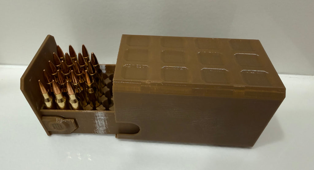 223 REM - Portable Ammo Case - Stackable - PETG