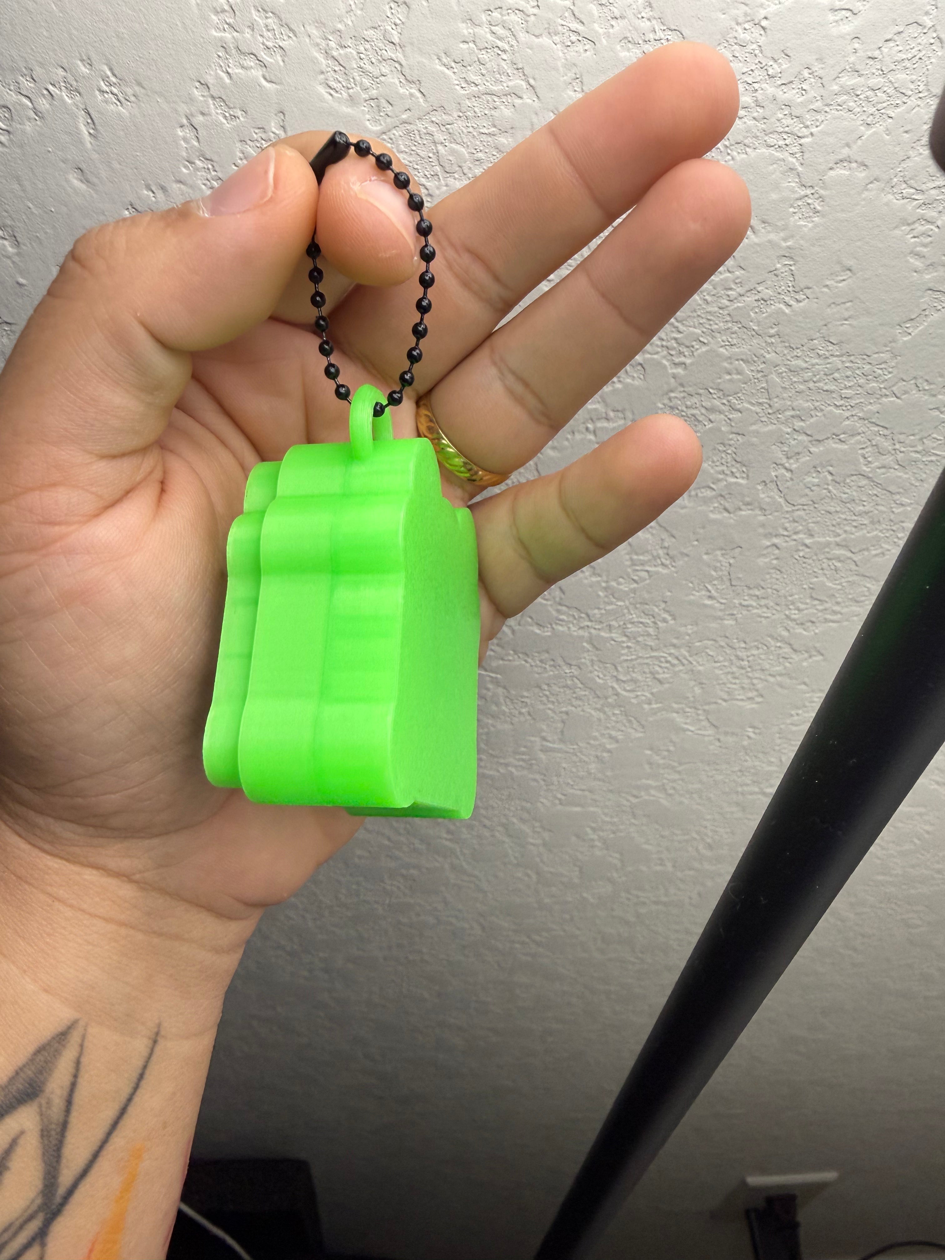 Personalized Frog Name Tag Keychain – Custom 3D Printed Gift | Backpack Tag | Lunch Box Tag | Kids Name Keychain