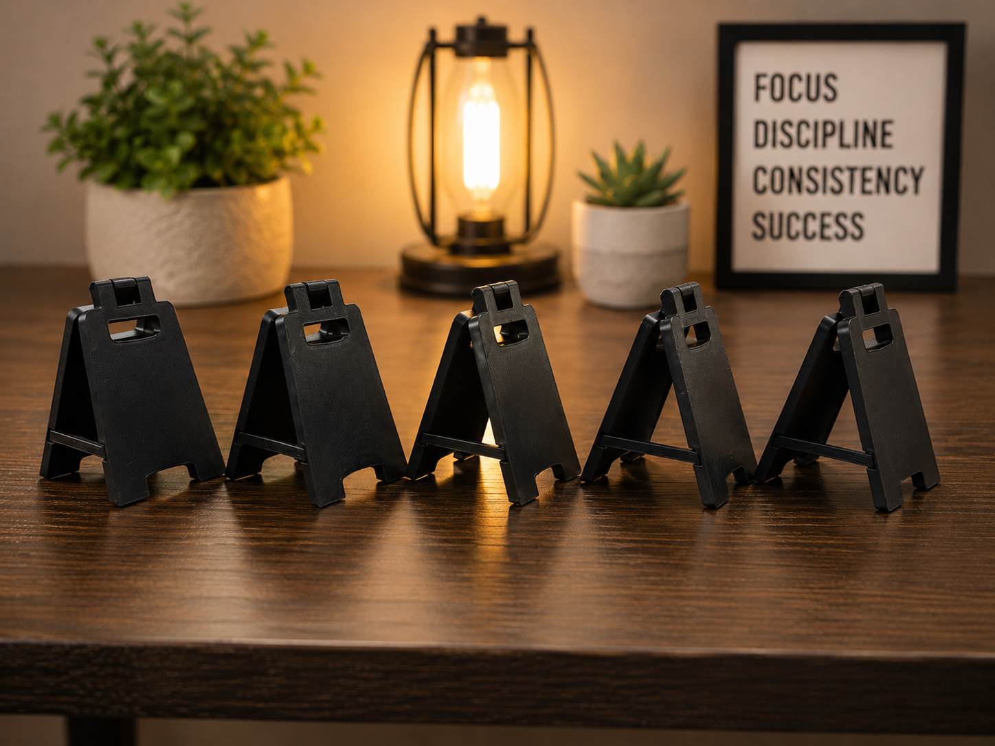 Mini Attitude Stand™ – Funny Desk Sign | 3D Printed Desktop Mood Sign | Office, Work From Home & Gift Idea