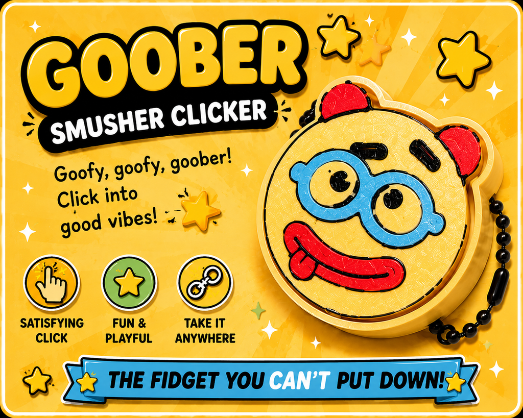 Smushers Clickers — 4 Fun Designs!