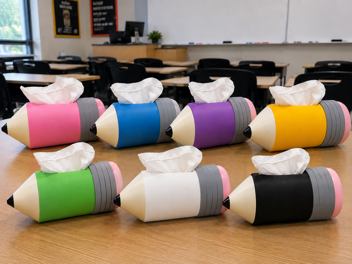 Jumbo Pencil - Tissue Box Holder