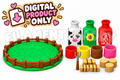 Digital product - Farm Play Set + Fenced In Grass Tray
