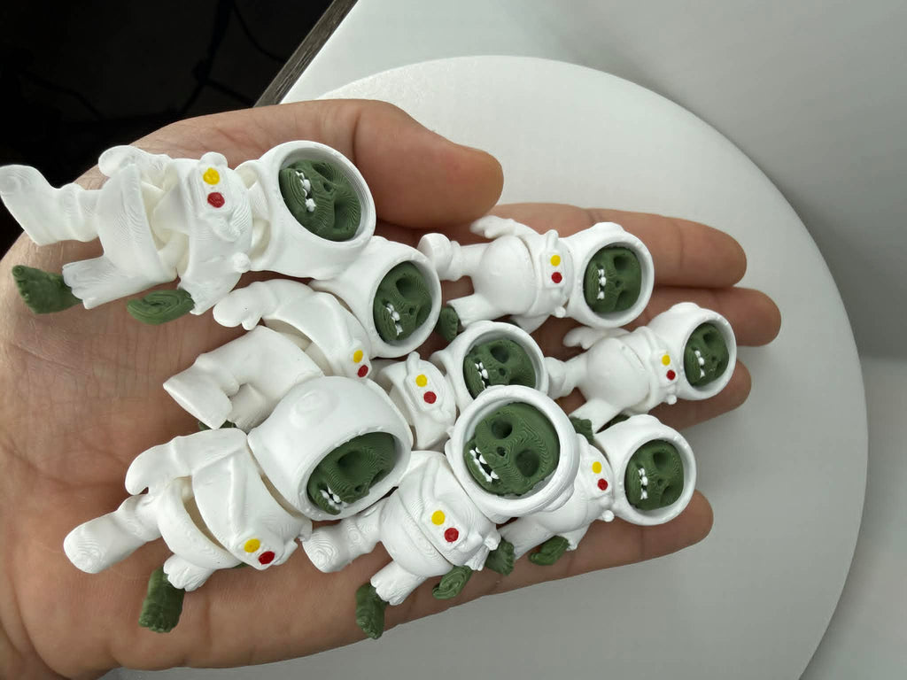 Astro Zombie Skelly – Articulated 3D Printed Collectible