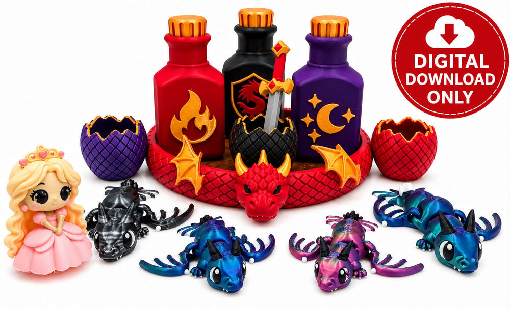 Digital product - Dragon Sensory Playset
