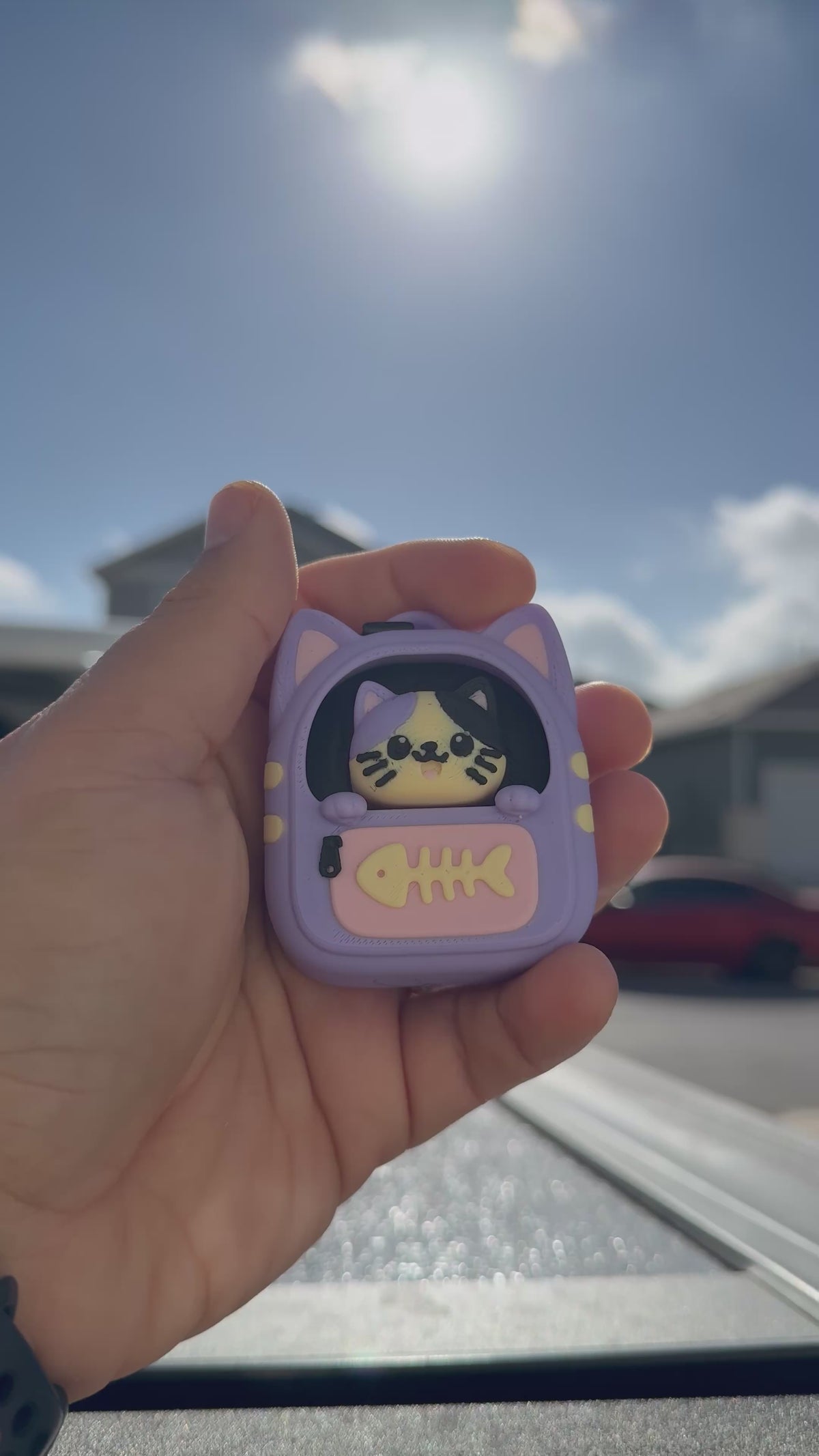 Kitty Backpack Clicker